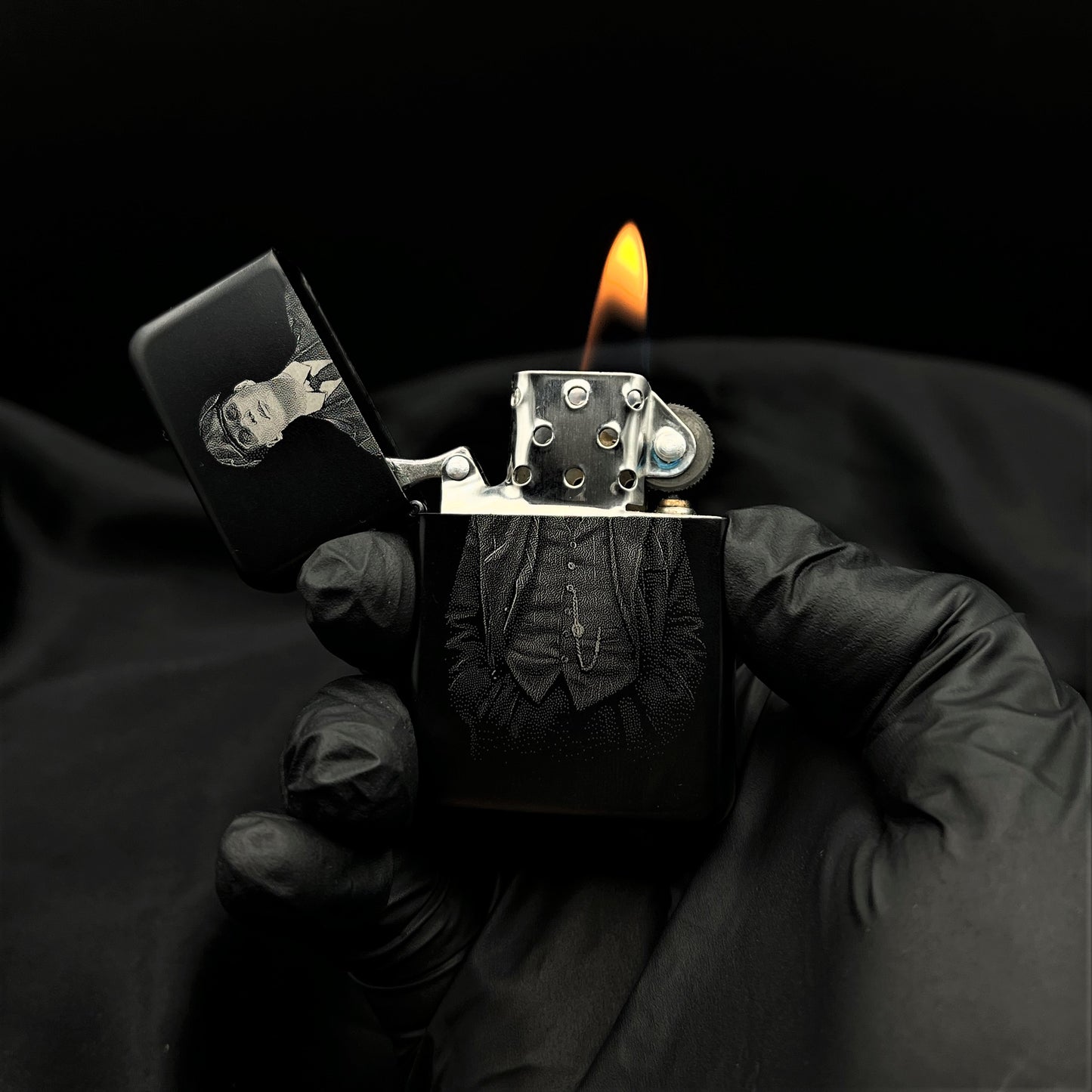 Peaky Blinders Benzinfeuerzeug Schwarz