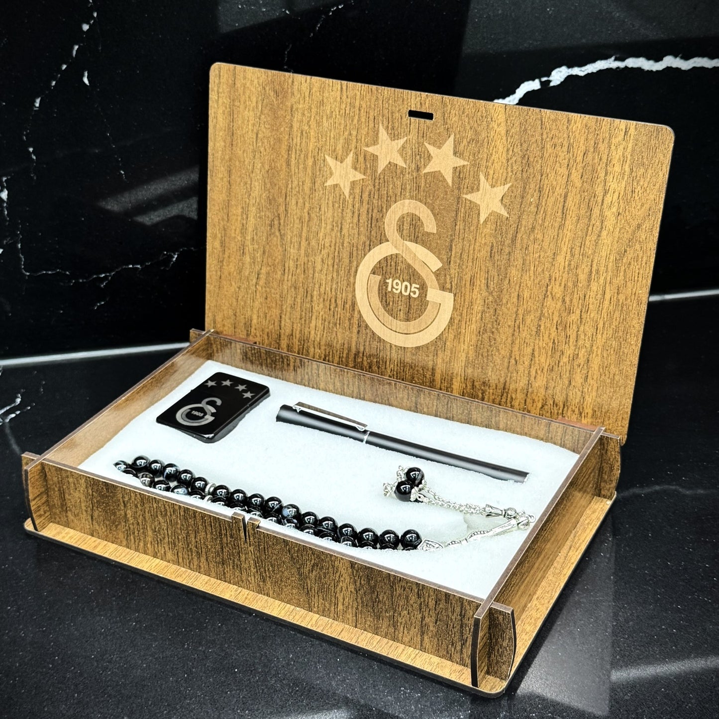 Galatasaray Geschenkset in edler Holzbox