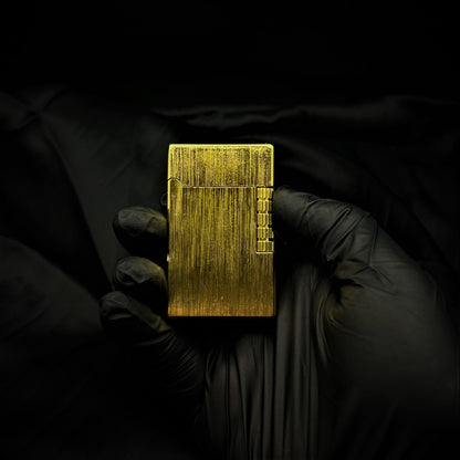 Metall- Feuerzeug Gold