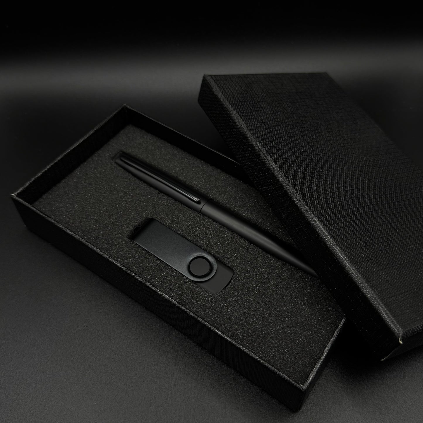 Kugelschreiber & USB-Stick Set 16GB mit Gravur - Personalisierbar