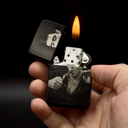 Scarface Design Benzinfeuerzeug – Legendäres Gangster-Motiv